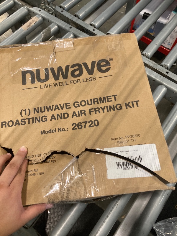 Photo 1 of *******JUST COOKING RACKNuwave Primo Extender Ring Kit; Includes 5" Stainless Steel Extender Ring, Reversible 3" Cooking Rack, 10" Enamel Baking Pan & Stainless Steel Air Fry Basket, Compatible with Nuwave Primo Oven