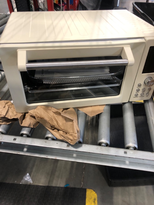 Photo 1 of ******* ONE OF THE LEGS IS BROKEN***********DENT ON SIDE***Nuwave Bravo Pro Convection Air Fryer Toaster Oven Combo, 2025 New and Improved, 10-in-1, 50°-450°F Temp Controls, Quick & Even Crisp Technology, 21Qt Capacity, Vanilla Cream, PFAS Free
Visit the 