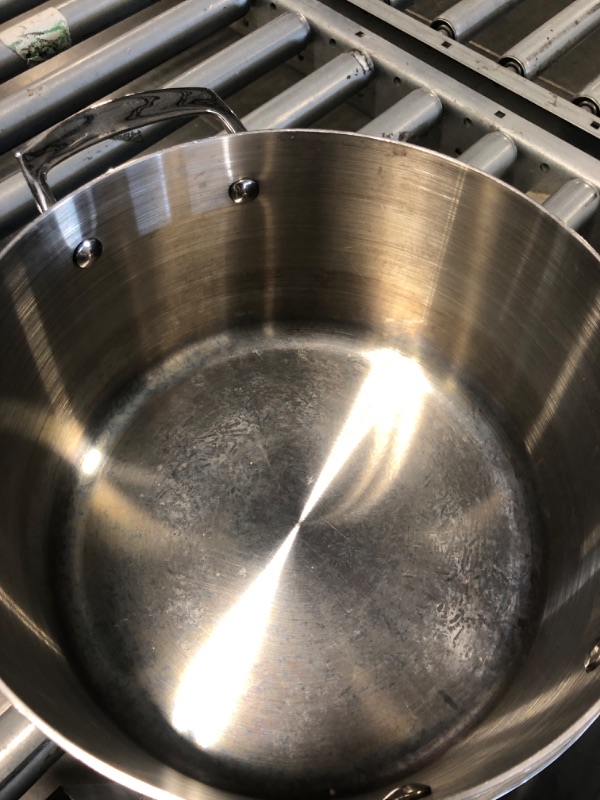 Photo 1 of *****SOME SCRATCHES THEY HAVE BEEN USED SO THEY WILL LOOK USED************Made In Cookware - 10 Piece Stainless Steel Pot and Pan Set - 5 Ply Clad - Includes Stainless Steel Frying Pans, Saucepans, Saucier and Stock Pot W/Lid - Professional Cookware - Cra