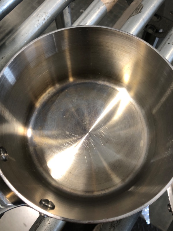 Photo 1 of *****SOME SCRATCHES THEY HAVE BEEN USED SO THEY WILL LOOK USED************Made In Cookware - 10 Piece Stainless Steel Pot and Pan Set - 5 Ply Clad - Includes Stainless Steel Frying Pans, Saucepans, Saucier and Stock Pot W/Lid - Professional Cookware - Cra