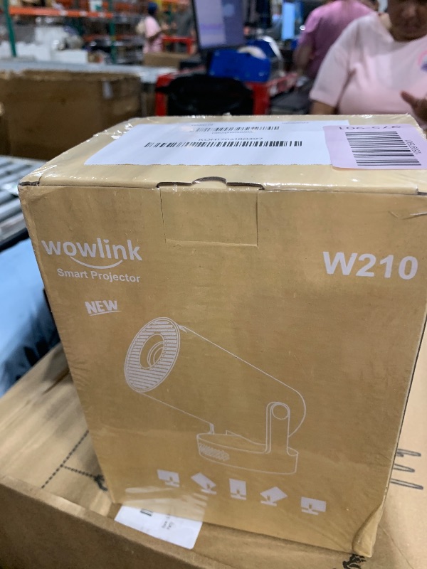 Photo 1 of [Built-in Apps & 2025 Upgraded] Mini Projector with WiFi 6 and Bluetooth 5.4 Support 4K 1080P Auto Keystone 180° Rotatable Projector Portable Compatibile with HDMI/TV Stick/Memory Stick/Laptop, White