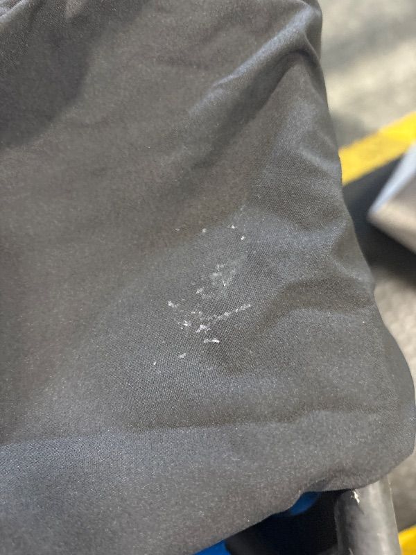 Photo 1 of **STAINED**WDIRARA Girl's Off Shoulder Shirred Frill Trim Short Sleeve Wide Leg Solid Jumpsuits Black 11-12Y