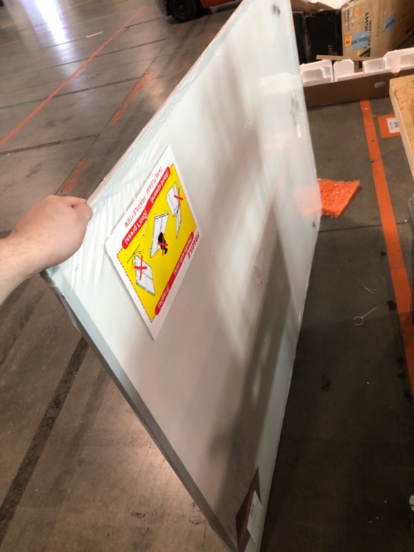 Photo 1 of ***Loose hardware*** VIZ-PRO Large Cork Bulletin Board, 72 X 48 Inches, Wall-Mounted Corkboard with Silver Aluminium Frame for School, Office, and Home 6' X 4'