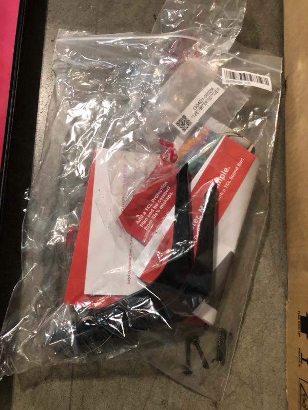 Photo 1 of ***Missing Remote, Loose Hardware In Box*** TCL 40-Inch Class S3 1080p LED Smart TV with Roku TV (40S350R, 2023 Model), Compatible with Alexa, Google Assistant, and Apple HomeKit Compatibility, Streaming FHD Television,Black