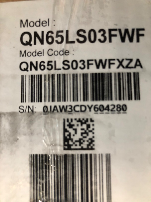 Photo 1 of ***Loose Hardware In Box*** Samsung 65-Inch Class The Frame Pro LS03FW 4K Neo QLED Mini LED Smart TV (2025 Model) Slim Fit Wall Mount, Modern Frame Design, Wireless One Connect, NQ4 AI Gen3 Processor, Art Mode, Alexa Built-in