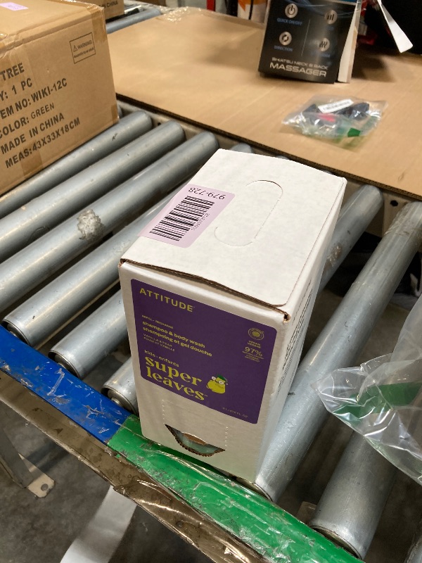 Photo 1 of ** sealed**
ATTITUDE Shampoo and Body Wash for Kids, EWG Verified Hair and Body Cleanser, Dermatologically Tested Soap, Plant and Mineral Based Bath Products, Vegan, Bulk Refill, Vanilla and Pear, 67.6 Fl Oz