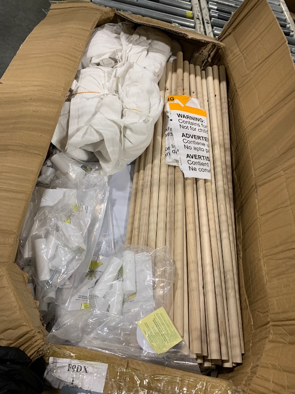 Photo 1 of ** may be missing some inflatable beds
8 Pack Sleepover Tent for Girls Party,Teepee Tent for Kids Slumber Party Bulk with Light String,Air Mattress,Fitted Sheet,Washable Natural Cotton Toddler Teepee Indoor Outdoor(White)