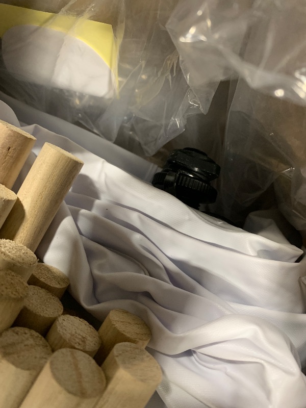 Photo 1 of ** may be missing some inflatable beds
8 Pack Sleepover Tent for Girls Party,Teepee Tent for Kids Slumber Party Bulk with Light String,Air Mattress,Fitted Sheet,Washable Natural Cotton Toddler Teepee Indoor Outdoor(White)