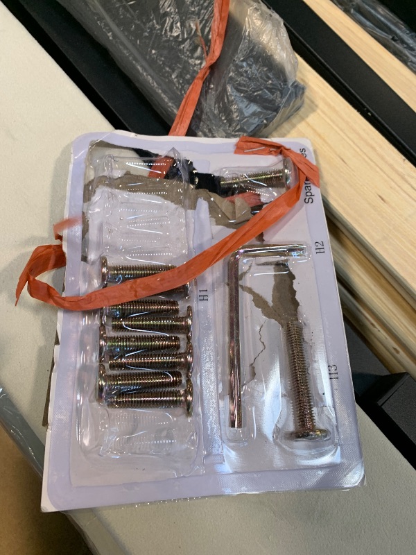 Photo 1 of ** missing hardware**
OLALITA Queen Size Bed Frame with Velvet Upholstered Headboard, Sturdy Platform Bed, No Box Spring Needed, Easy Assembly (Beige)