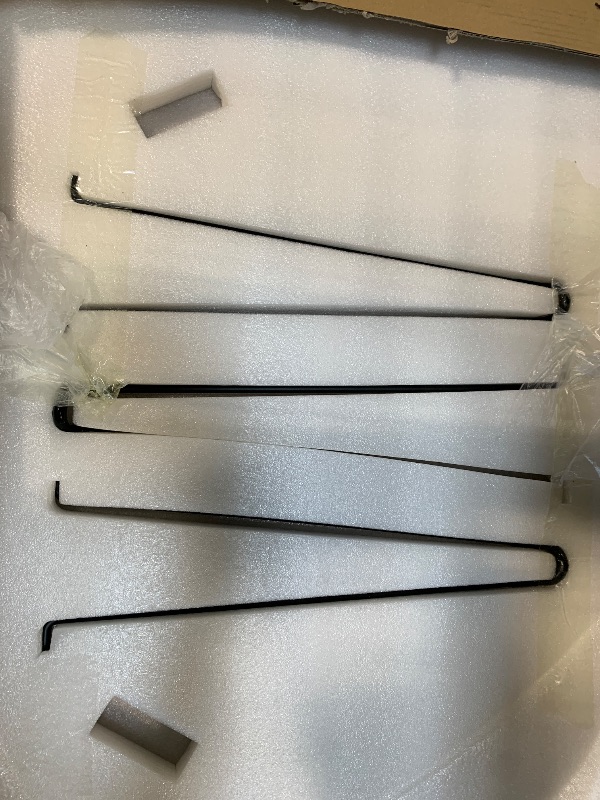 Photo 1 of ** NO HARDWARE**
Folding Coffee Table for Living Room Small Wooden Folding Tables with Steel Legs Light Brown Triangle Coffee Table Mid Century Modern Floor Desk Low Table for Small Spaces Home Office