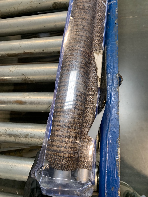 Photo 1 of ** MISSING HARDWARE**
Coolaroo Exterior Roller Shade, Cordless Roller Shade with 90% UV Protection, No Valance, (6' W X 6' L), Mocha, 474768