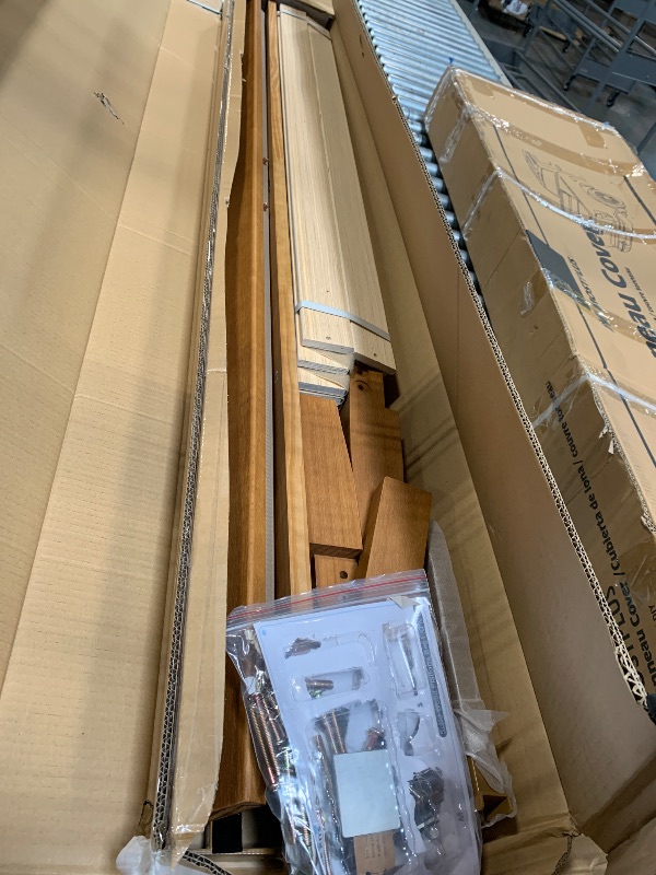 Photo 1 of ** might have missing hardware**
Mellow Naturalista Classic - 12 Inch Solid Wood Platform Bed with Wooden Slats, No Box Spring Needed, Easy Assembly, Full, Natural Pine