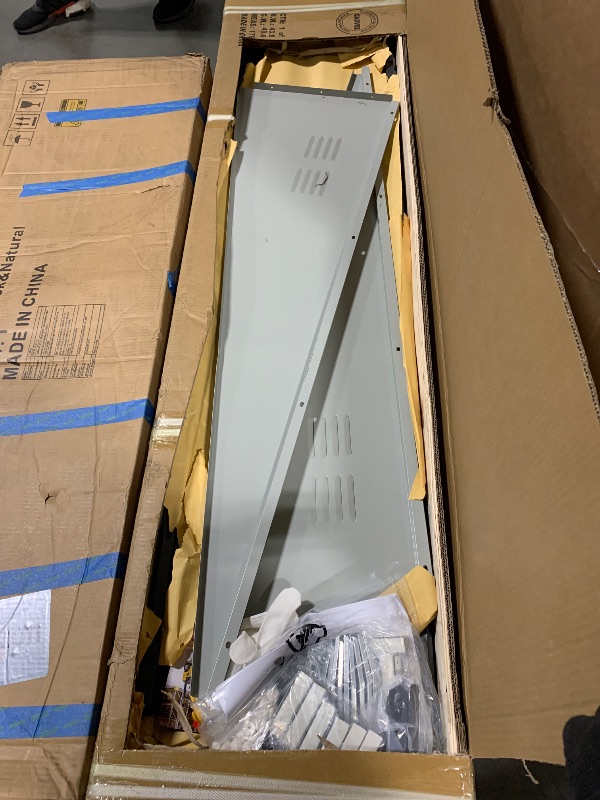 Photo 1 of ** three boxes**
GarveeLife 9x12 Shed for Outdoor Storage, Galvanized Steel Metal Tool Sheds House with Lockable Doors, Lock & Air Vent, Large Utility Sheds for Patio Garden Lawn (9x12.6, Grey)