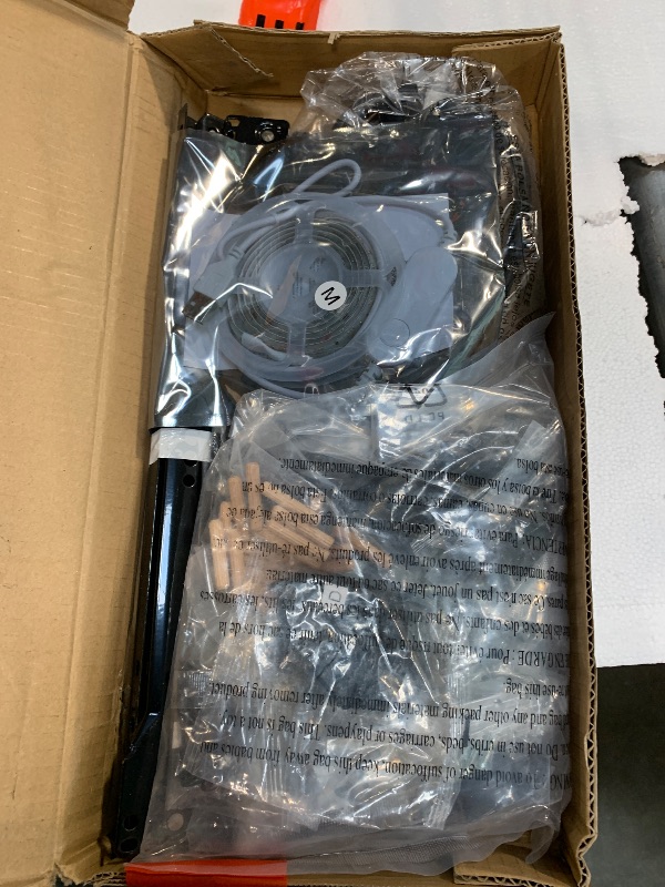 Photo 1 of ** MISSING INSTRUCTIONS** **SOLD AS IS/NO REFUND**
DWVO L Shaped Desk with Drawers, 65" Computer Desk with Power Outlets & LED Lights, Corner Home Office Desk with Storage Shelves & Printer Stand, Black