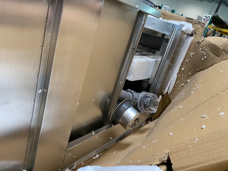 Photo 1 of ** loose instruction sheets*
EcoExplorer 50" Stainless Steel Professional Dog Washing Station - Pet Bathing Tub w/Non-Slip Stairs & Storage Shelf | Slip-Resistant Floor Grate | for Large/Medium/Small Dogs