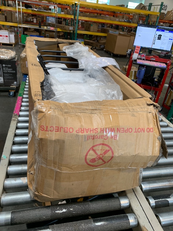 Photo 1 of ** MISSING HARDWARE**
Yaheetech 30" Metal Barstools Set of 4 Bar Height Bar Stools with Wooden Top Low Back Industrial Bar Stools Metal Stool for Indoor-Outdoor Counter Stools with Wooden Seat Matte Black