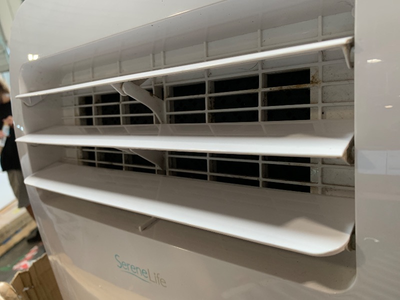 Photo 1 of ** HEAVILY USED, NO REMOTE**
SereneLife Small Air Conditioner Portable 12,000 BTU with Built-in Dehumidifier + Heat - Portable AC unit for rooms up to 550 sq ft - Remote Control, Window Mount Exhaust Kit