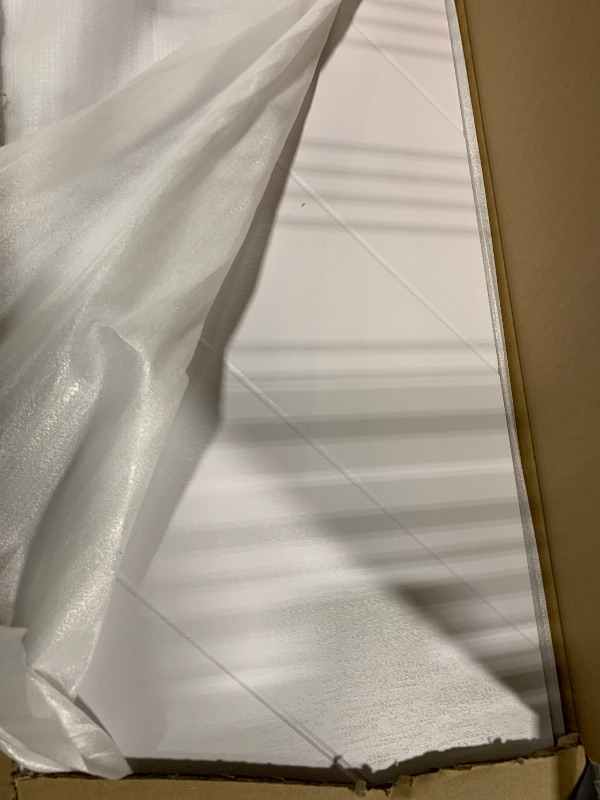 Photo 1 of ** SEALED**
JUBEST 48" x 84" Barn Door, Slding Barn Doors Kit Wave Shape Door Panel with Hardware Kit Include, Easy Installation, Solid Wood, MDF & PVC Covered, White