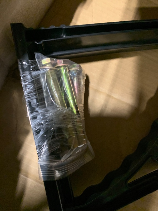 Photo 1 of ***MISSING WINDOW DOOR*** VIVOHOME Polycarbonate Window Door Awning Canopy Transparent with Black Bracket 40 Inch x 80 Inch