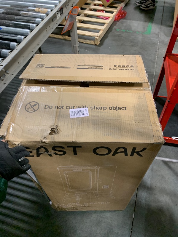 Photo 1 of ** CRACKED DOOR, STILL FUNCTIONS AND CLOSES**
EAST OAK Ridgewood Pro 30" Electric Smoker | Built-in Meat Probe & Elevated Stand for Outdoors | Up to 6× Longer Smokes, Adjustable Side Chip Loader | Smoke More with 725 sq in Cooking Area