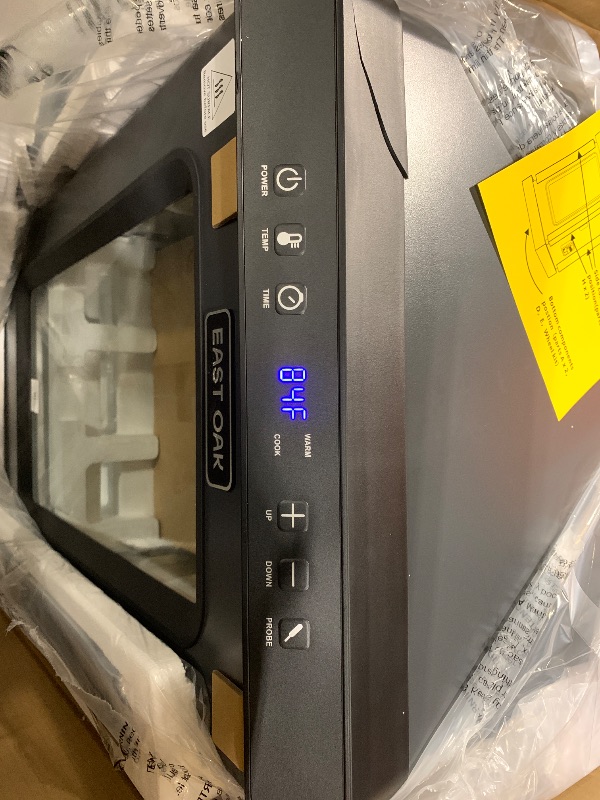 Photo 1 of ** CRACKED DOOR, STILL FUNCTIONS AND CLOSES**
EAST OAK Ridgewood Pro 30" Electric Smoker | Built-in Meat Probe & Elevated Stand for Outdoors | Up to 6× Longer Smokes, Adjustable Side Chip Loader | Smoke More with 725 sq in Cooking Area