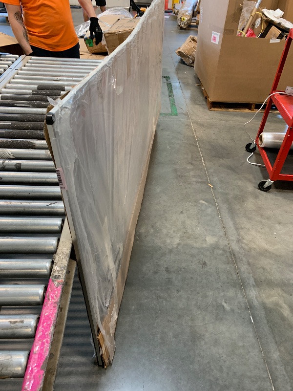 Photo 1 of ** DENTED**
VIZ-PRO Dry Erase Board/Magnetic Whiteboard, 96 x 48 Inches, Large Wall Mounted Board for School Office and Home 8' x 4'