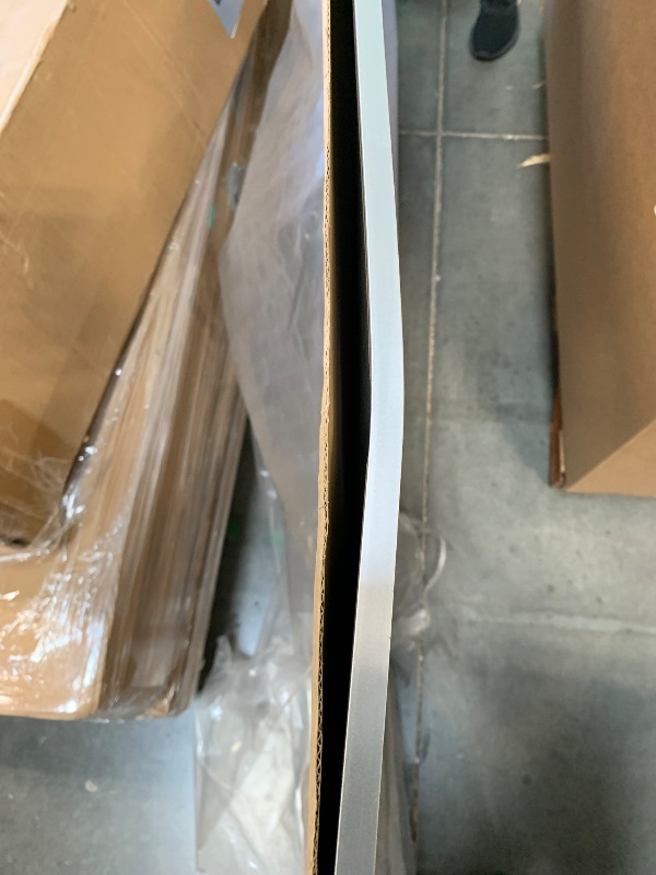 Photo 1 of ** DENTED**
VIZ-PRO Dry Erase Board/Magnetic Whiteboard, 96 x 48 Inches, Large Wall Mounted Board for School Office and Home 8' x 4'