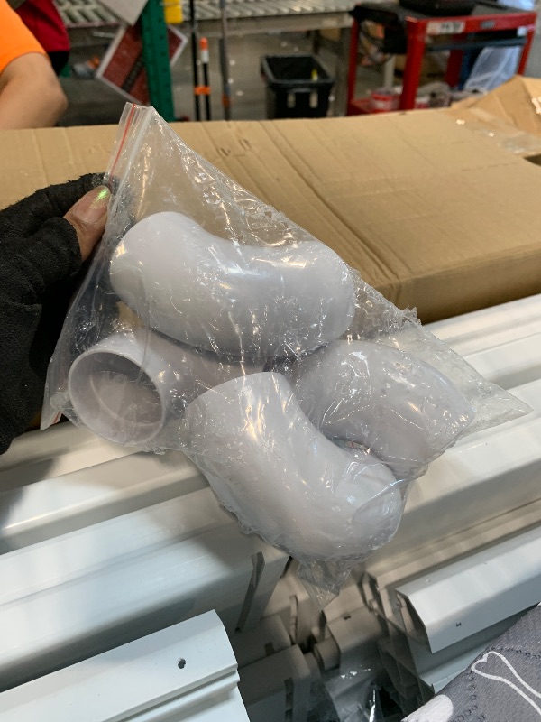 Photo 1 of ** NO INSTRUCTIONS**
EXROO Whelping Box,Whelping Box for Dogs with Washable Puppy Pads, Double Rooms Whelping Pen for Large Breed Dogs,Indoor Whelping Kit for Puppies Birth,White,96"x48"x19.5"