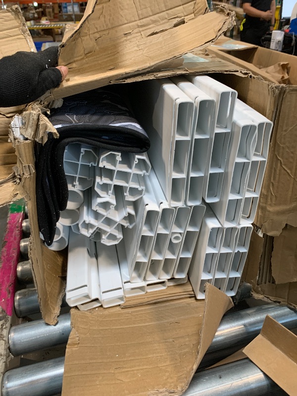 Photo 1 of ** NO INSTRUCTIONS**
EXROO Whelping Box,Whelping Box for Dogs with Washable Puppy Pads, Double Rooms Whelping Pen for Large Breed Dogs,Indoor Whelping Kit for Puppies Birth,White,96"x48"x19.5"