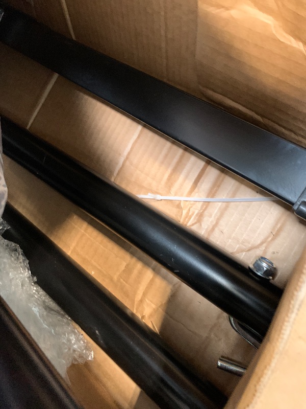 Photo 1 of ** NO INSTRUCTIONS**
SUNCREAT Double Portable Hammock with Stand, 2 Person Hammock with Curved Spreader Bar, Balance Ropes Included, Dark Gray