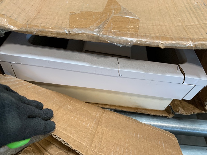 Photo 1 of ** DAMAGED, CRACKED WOOD**
Household Essentials Stowaway in-Wall Ironing Board Finish: White