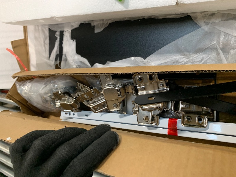 Photo 1 of ** MISSING INSTRUCTIONS**
DWVO Rattan Armoire Wardrobe Closet - 70" Tall Rattan Armoire Closet with Doors, Large Storage Cabinet with Drawers & Hanging Rod/Bedroom Armoire - Black