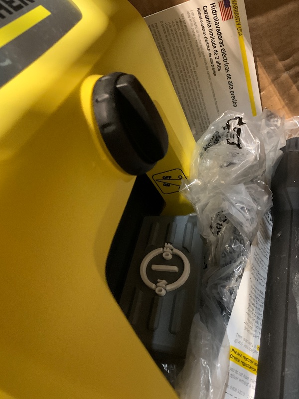 Photo 1 of ** missing parts for the hose*
*Kärcher Pressure Washer K2300PS, CETA Certified, 4 Spray Nozzles, Detergent Tank, Hose Reel, for Cars, Driveways, Siding, Patios, 1.2 GPM