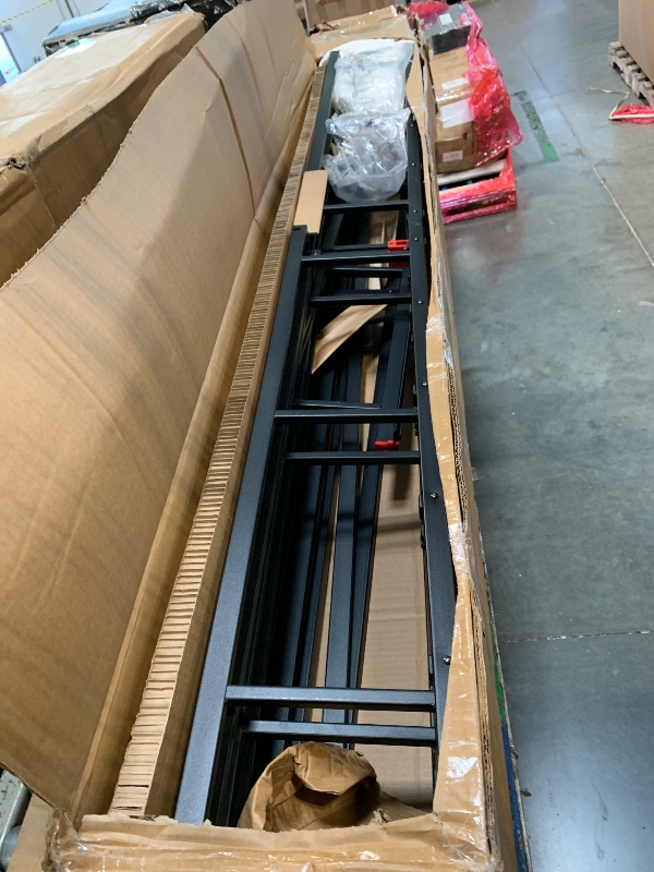 Photo 1 of ** no hardware needed**
Amazon Basics Smart Box Spring Bed Base, 9-Inch Height Mattress Foundation, Tool-Free Easy Assembly, King, 79"L x 75.5"W x 9"H, White