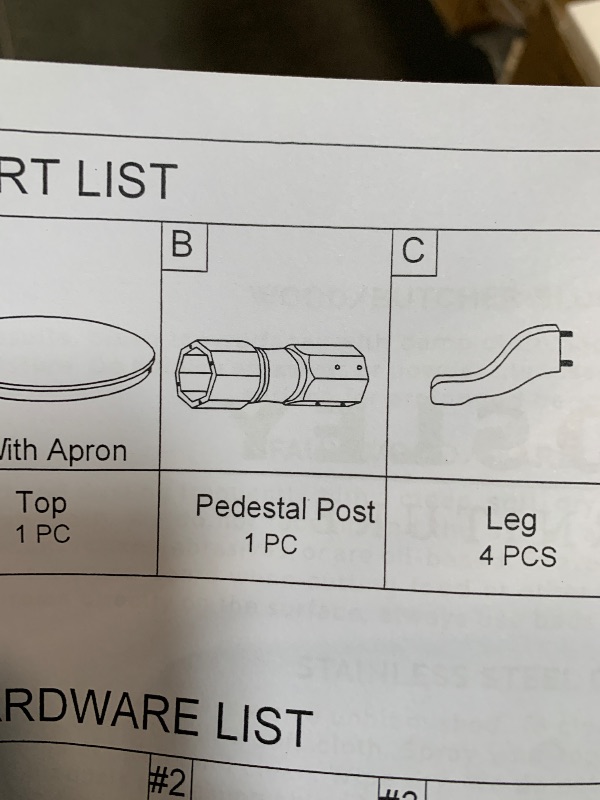 Photo 1 of  **SOLD AS IS/NO REFUND** retail:$600
Crosley Furniture Shelby 5-Piece Traditional Round Dining Table Set for 4, Distressed White