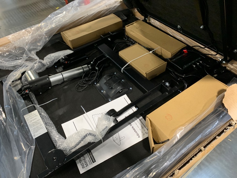 Photo 1 of  **SOLD AS IS/NO REFUND**** ONLY ONE HALF OF THE BED NOT A KING SIZE!!**
Marsail MS01-2 Split King Adjustable Bed Base with Massage-APP Connects Adjustable Bed Frame with 4 Height Options, 3 Minutes Fast Assembly, Wireless Control Adjustable Bed with Unde