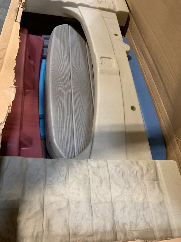 Photo 1 of **SOLD AS IS/NO REFUND**** MISSING CANOPY**
Step2 All Around Playtime Patio with Canopy Playset – Shaded Outdoor Playhouse for Kids with Realistic, Interactive Features, Room for Multiple Toddlers to Play – Dimensions: 60" H x 47.5" W x 47.5" D