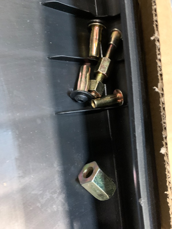 Photo 1 of ** MISSING/LOOSE HARDWARE**
cciyu Tailgate Cap Molding 82209867 Compatible with 2002-2009 for Dodge Ram 1500 2500 3500 Top Rear Tailgate Moulding Trim,Matte Black