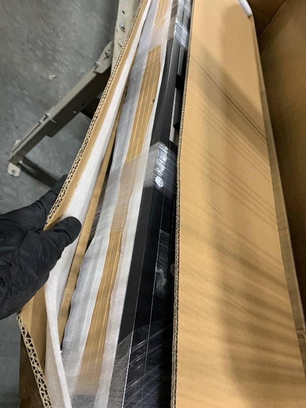 Photo 1 of  **SOLD AS IS/NO REFUND**
Bellemave Loft Bed Full Size with Storage Stairs, Beside Shelf & Wardrobe, Metal Full Size Loft Bed with USB Ports & LED Light, Large Under-Bed Space Loft Beds for Adults, Teens, Kids, Black Natural