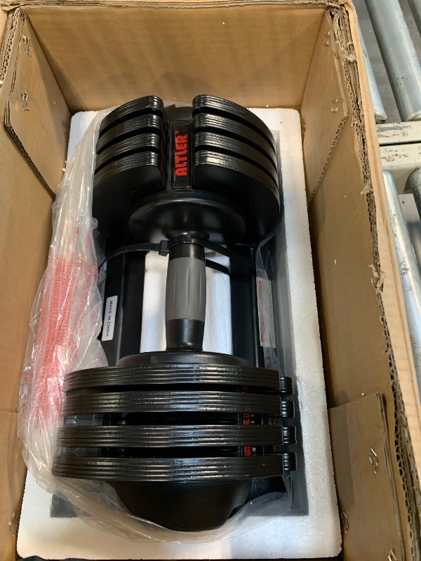 Photo 1 of ** partial set**
Adjustable Dumbbell Set with Tray - 52lbs, Anti-Slip Handle & Weight Plate for Home Strength Training