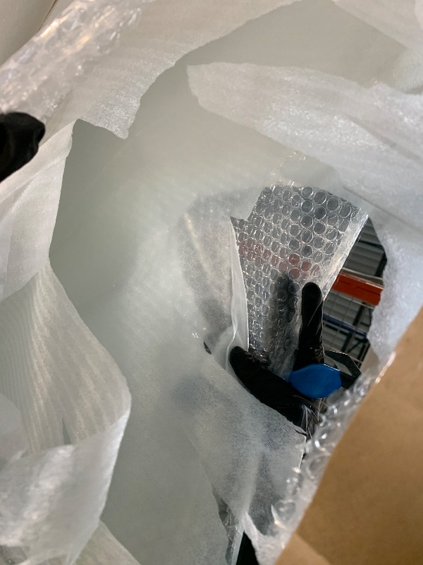 Photo 1 of ** missing some hardware**
DWVO Makeup Vanity Desk with Mirror & Lights, 40inch Vanity Table with Power Outlets, 4 Drawers & 6 Open Storage Shelves, 3 Color Modes & Adjustable Brightness Dressing Table for Bedroom, White