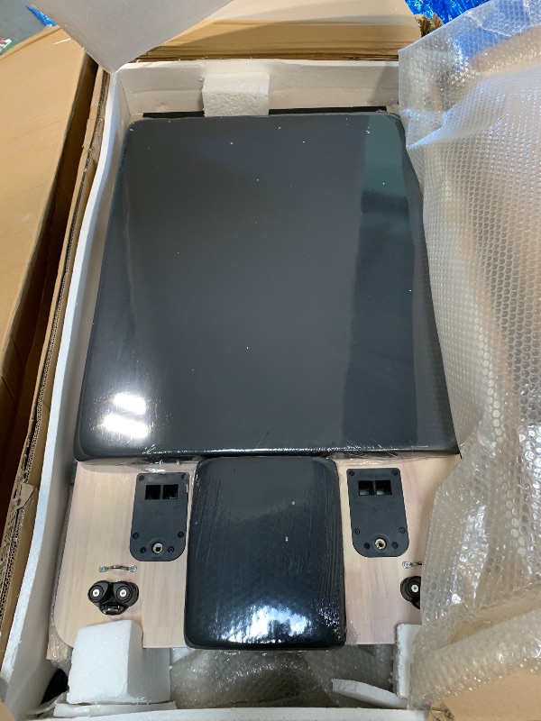 Photo 1 of ** factory sealed, missing instrictions**
Pilates Reformer Machine ,Wooden Foldable Pilates Reformer Machine with Sitting Box& Mat, Pilates Equipment for Home Use and Studio