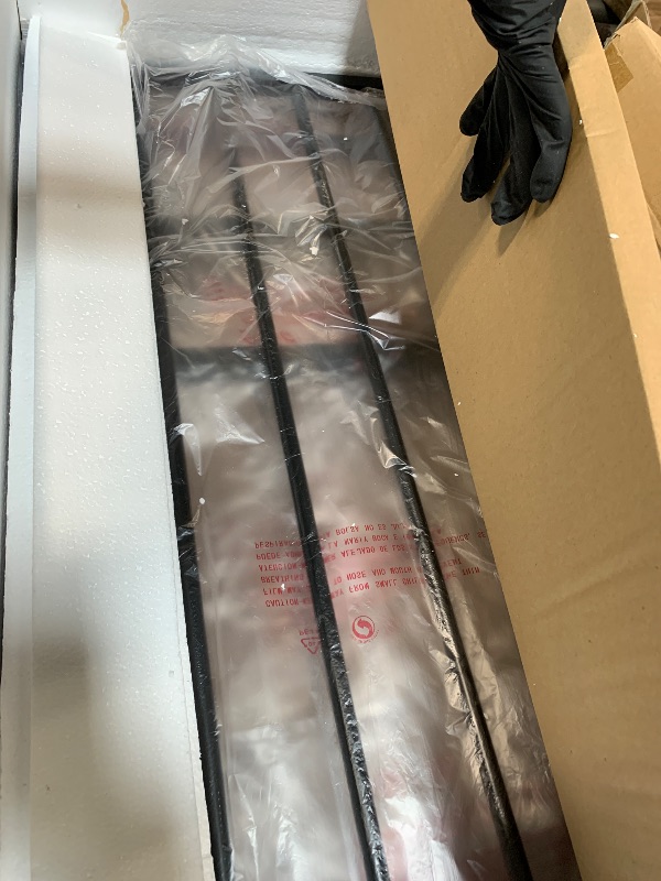 Photo 1 of ** partcial set, may only be the stairs**
KEIKI Queen Size Metal Loft Bed Frame with Convertible Staircase, Built-in Storage Shelves and Wardrobe, Loft Bed with Solid Slats, Guardrail, No Box Spring Required, Easy Assembly, for Bedroom, Black