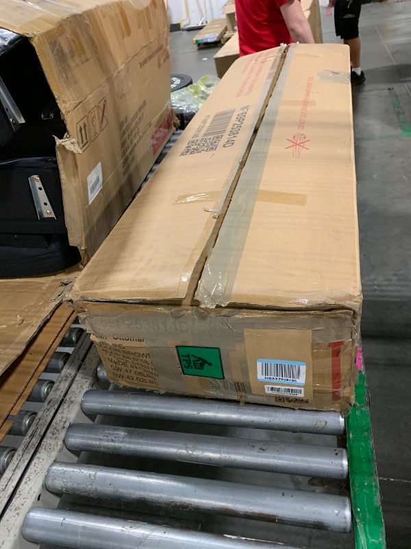 Photo 1 of ** missing instructions**
Christopher Knight Home Arden Minimalist Style Rectangular Loop Yarn Fabric Ottoman Bench, Rubberwood Frame, Entryway Bench, Living Room Sofa Extra Seat, End of Bed Footstool, Beige+Brown