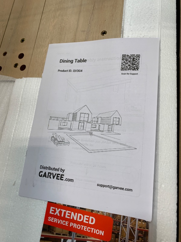 Photo 1 of ** different color (natural)**
Garvee Dining Table for 4-6, Dining Tables, Dining Room Table with 1.18" Thickened Tabletop, Rectangular Large Kitchen Dining Table, Dinner Table for Kitchen, Dining Room, Living Room, Brown
