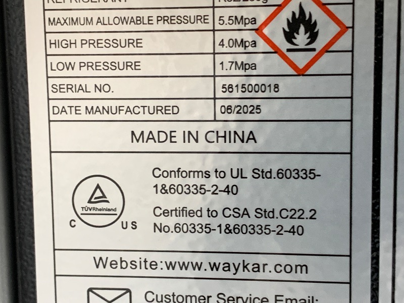 Photo 1 of ** missing instructions**
Waykar 158 Pints Crawl Space Dehumidifier with Remote Control up to 6,500 sq. ft., Dual Duct HVAC Commercial Whole-House Dehumidifier for Basement, Industry Water Damage Unit - 5-Year Quality Coverage