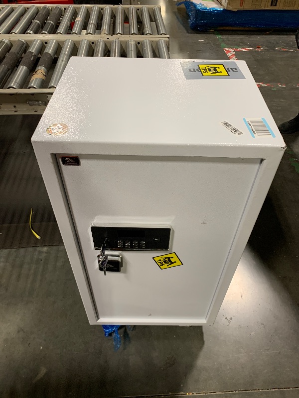 Photo 1 of ** MISSING SECOND KEY**
?US STOCK?TIGERKING 7.2 Cubic Feet Extra Large Heavy Duty Safe Box, Home Safe with Double Safety Key Lock and Separate Lock Box, Digital safe with 2 Removable Shelf for Home Hotel Office,132lbs