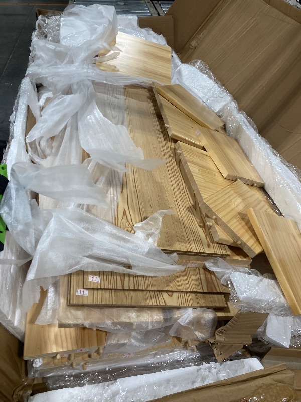 Photo 1 of ** missing instructions**
Amazon Basics Coat Locker Storage, 5-Section with Bench, 13"D x 54"W x 48"H, Natural Finish, Solid Pine Wood, Mudroom Furniture with Storage & Hooks for Home, School, Kindergarten