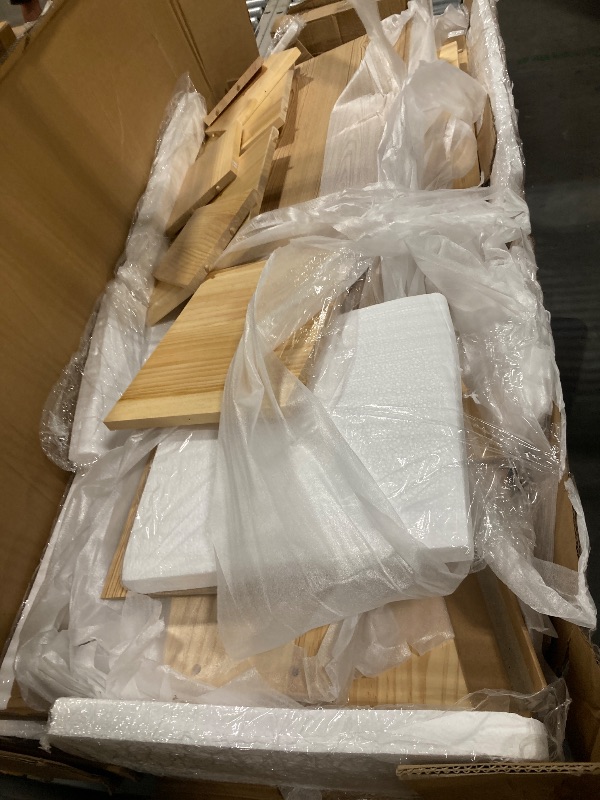 Photo 1 of ** missing instructions**
Amazon Basics Coat Locker Storage, 5-Section with Bench, 13"D x 54"W x 48"H, Natural Finish, Solid Pine Wood, Mudroom Furniture with Storage & Hooks for Home, School, Kindergarten