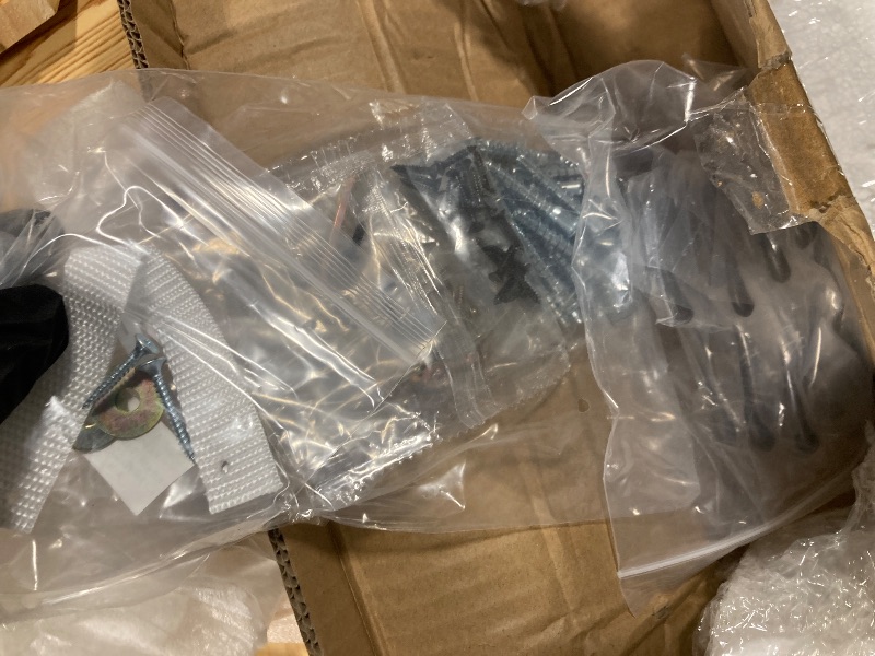 Photo 1 of ** missing instructions**
Amazon Basics Coat Locker Storage, 5-Section with Bench, 13"D x 54"W x 48"H, Natural Finish, Solid Pine Wood, Mudroom Furniture with Storage & Hooks for Home, School, Kindergarten